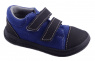 Jonap J-B16/S/V čierna/modra, celoročná obuv BAREFOOT