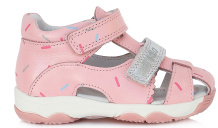 D.D.STEP - G064-317A Baby pink, dievčenské letné topánky